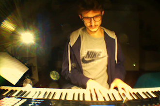 record a piano cover or backing track for your song