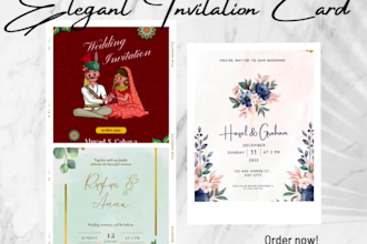 design an amazing event invitations