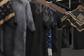 create 3d fashion animation, 3d clothing design, 3d fashion mockups, 3d cgi