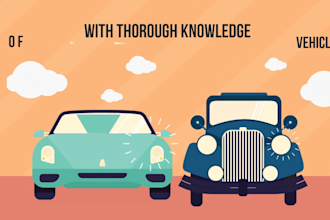 make 2d explainer video for  auto mechanic