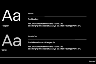 create a stunning brand identity, logo, and social media kit
