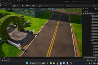 do realistic unreal engine 3d game environment, level design, gameplay for game