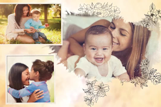 create most beautiful parents day greeting video