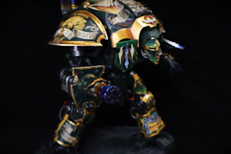 paint any imperial or chaos knight with freehand
