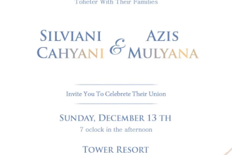 design silmpe digital wedding invitation video