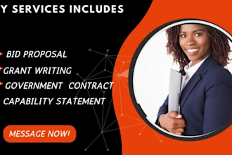 do government contract, bid proposal, grant writing, grant proposal