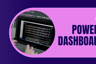 design dynamic dashboards in power bi, excel, or tableau