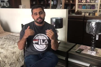 create a man spokesperson video in 4k