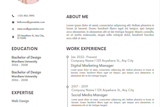 distribute resume design and resume writing