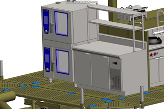 create professional 3d modeling and design for mobile kitchens or food trucks
