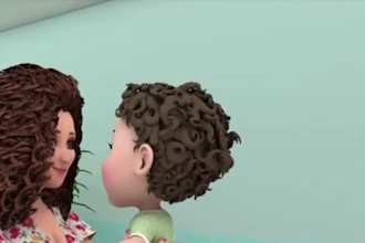 create a custom cartoon animated music video with your character