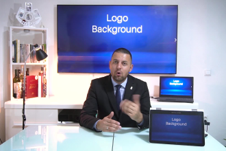 be your presenter from a home office