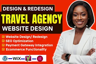build wordpress travel agency and tour booking website