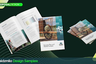 design your annual report or business proposal
