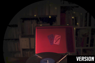 put your logo on a romantic vinyl record