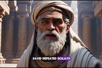 create high quality bible ai animation, ai animated bible history shorts