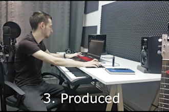 produce or mix and master rap trap songs