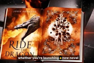 create a viral cinematic book trailer video and dramatic book trailer promo