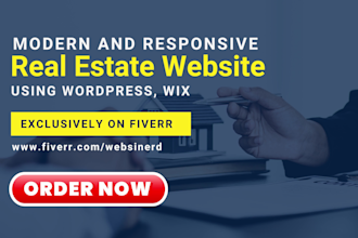 build responsive investor carrot real estate website, idx mls, wordpress, wix