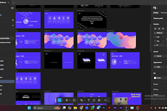 design visually stunning presentation decks for your event