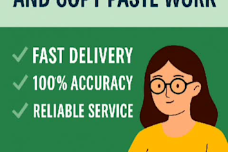 do fast and accurate data entry in excel and word c