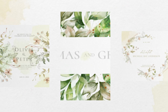 design an eyecatching  animated digital wedding invitation and rsvp