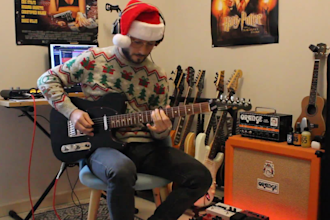 play rythm or solo guitar over your songs