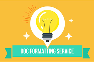 improve formatting of word document