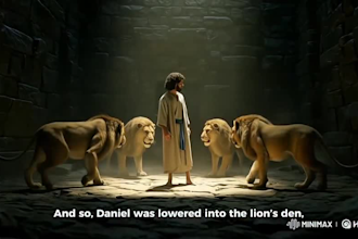 create 3d ai bible story cartoon for kids sunday school google veo 3 runway ai