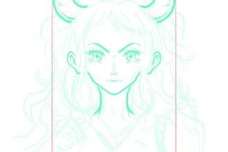 create anime or manga illustration and fan art in my style