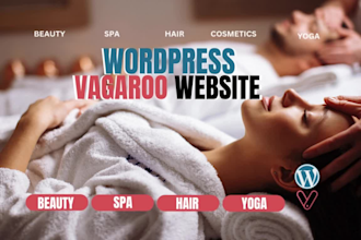 design spa website beauty website skin care website vagaro website with booking