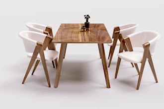 create a great 3d render of furniture and 360 animation