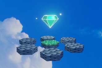 create ps1 style 3d models and environmental desing