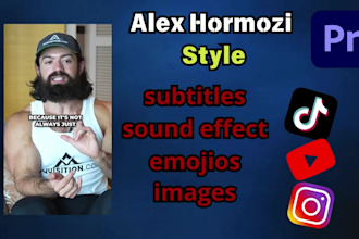 edit your youtube shorts instagram reels and tiktok with alex hormozi style