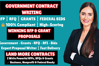 secure government contract bid proposal get rfp bid grantwriting rfi rfq sam gov