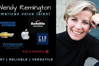record a professional american female voice over