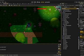 develop a 2d or 3d game prototype in godot engine
