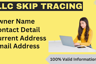 provide real estate skip tracing, bulk skip tracing, and llc skip tracing