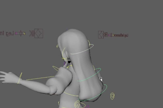 fix or rig 3d model,facial rig, ik fk,weight paint,bend control,finger,animation