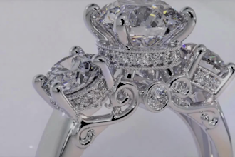 do realistic jewelry render, jewelry animation, 3d jewelry model, jewelry design