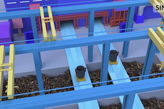do 3d factory animation 3d industrial animation 3d steel manufacturing process