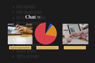 do data analysis, excel automation, data visualization