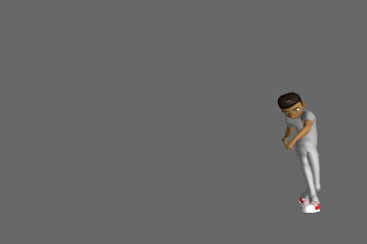 create  3d character animation, mocap and gif animation