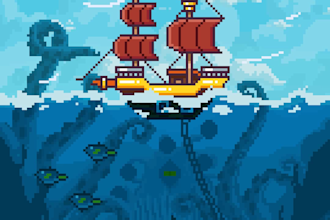 create a professional pixel art background for you