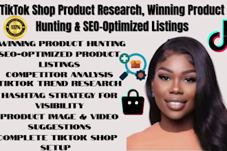 cruixie tiktok shop product listing tiktok shop product hunting SEO optimization