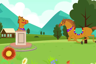 produce and sing kids and children, nursery rhyme songs