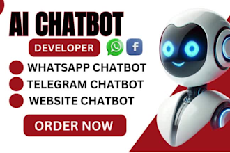 build website ai chatbot integrate ai chatbot with telegram whatsapp ai chatbot