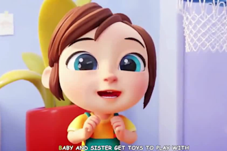 2d explainer animation, 2d cartoon animation 2d character animation video music