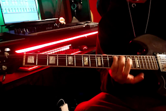 guitarist specializing in rock, pop, and indie with fx