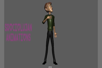 model, rig and or animate your 3d characters